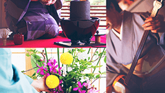Tea ceremony, Flower Arrangement, and Calligraphy