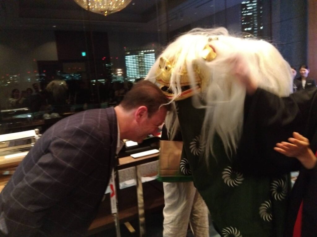 獅子舞体験