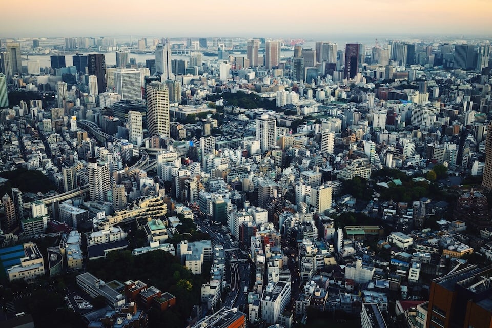 Tokyo Aerial photography
