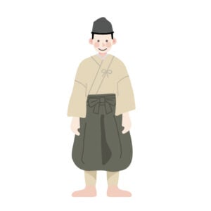 平安時代の庶民男性の服装イメージ