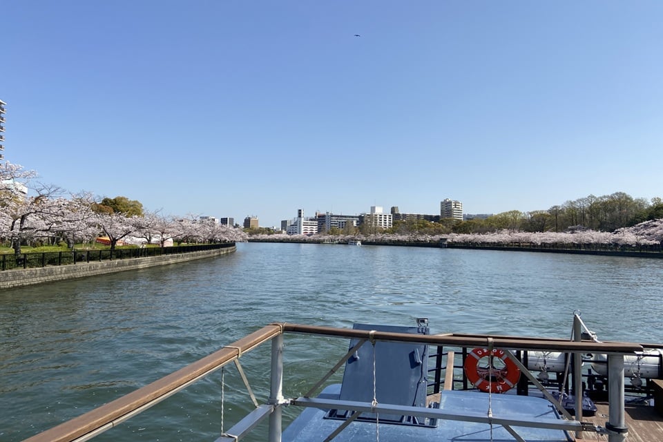 大川クルーズ（大阪）｜船上で楽しむ花見ディナー
