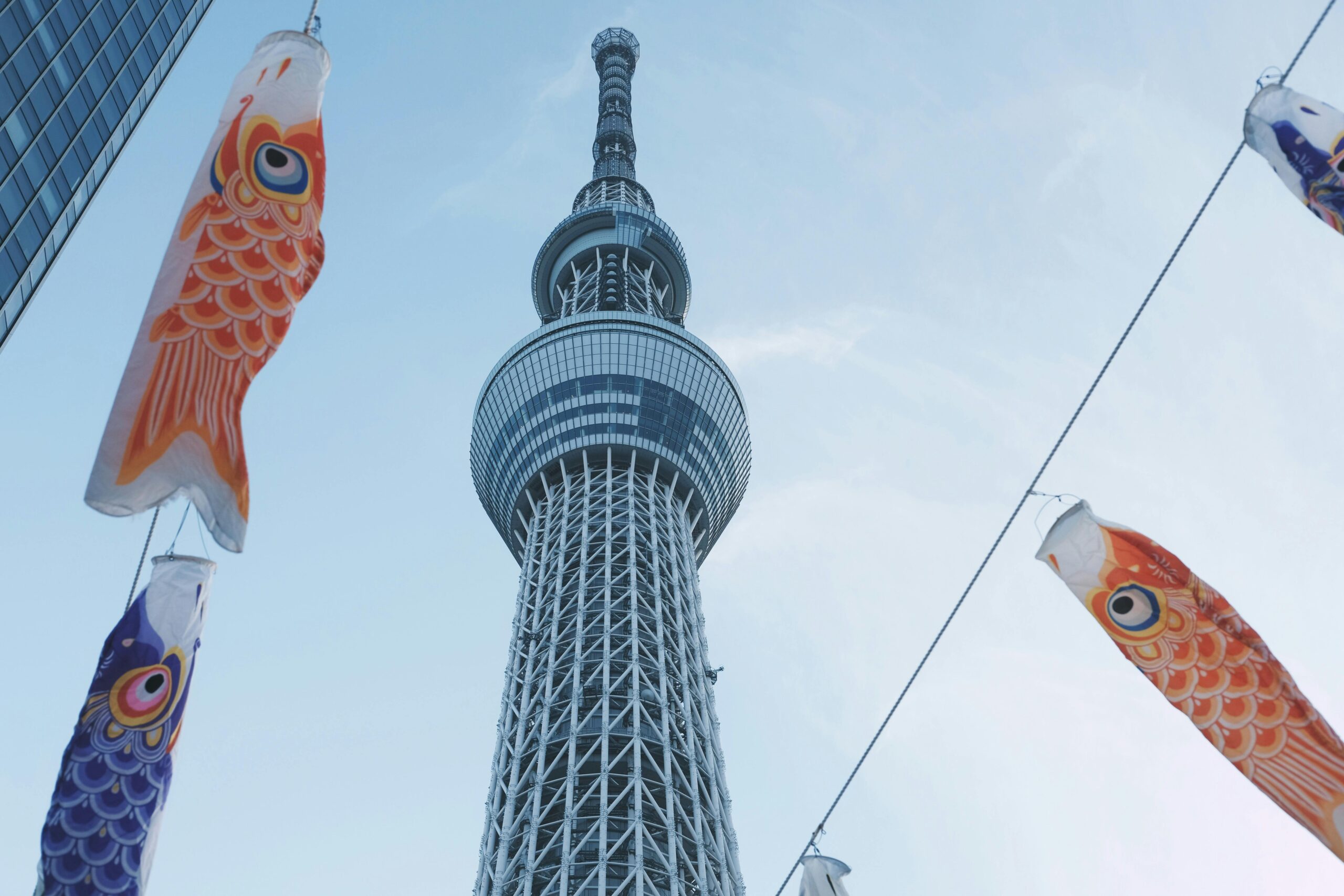 スカイツリーとこいのぼり