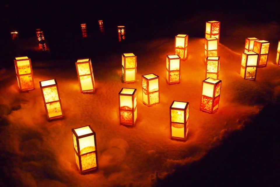 会津絵ろうそくまつり