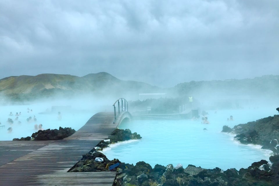 アイスランドのブルーラグーン温泉