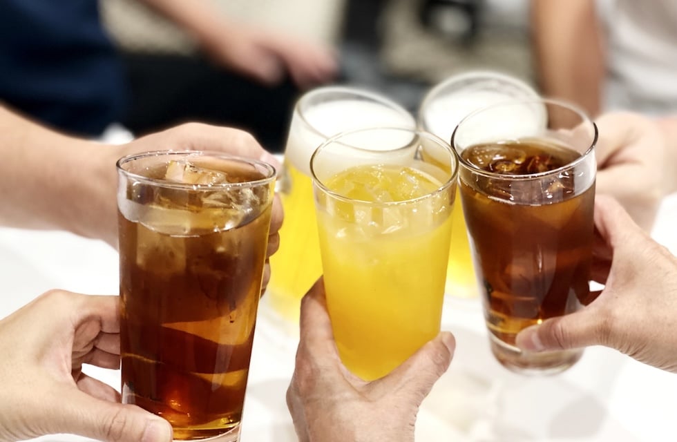 好きなドリンクで乾杯