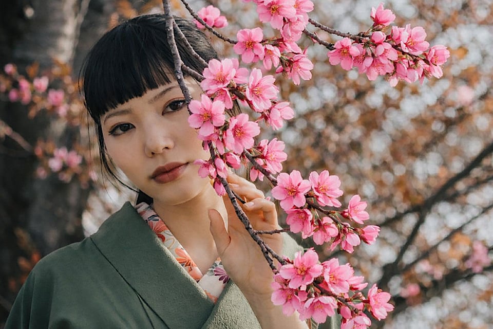 桃の花フォト体験