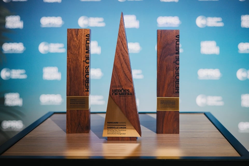 成績上位者に送られるトロフィー