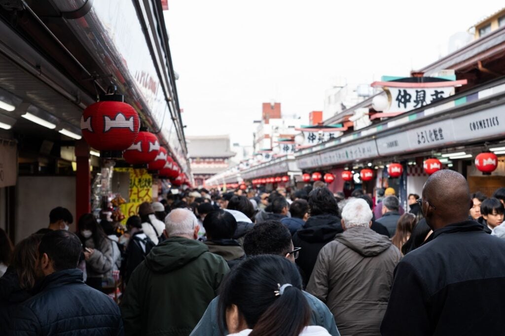 浅草：人込み
