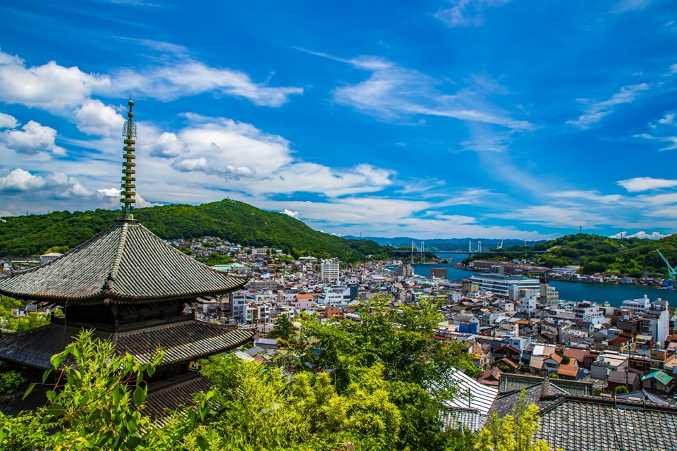 広島県尾道の街並み