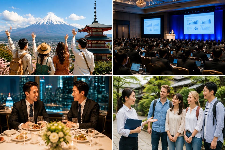 インセンティブ旅行 MICE・国際会議 VIP接待や視察ツアー チームビルディングイベントのイメージ画像