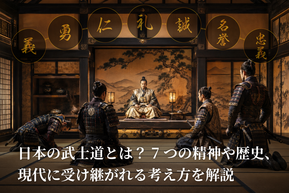 日本の武士道とは？7つの精神や歴史、現代に受け継がれる考え方を解説