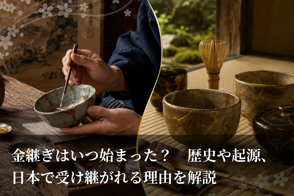 金継ぎはいつ始まった？歴史や起源、日本で受け継がれる理由を解説
