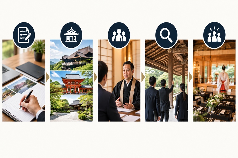 非公開の寺社・文化財を貸切・特別利用するまでの段取り