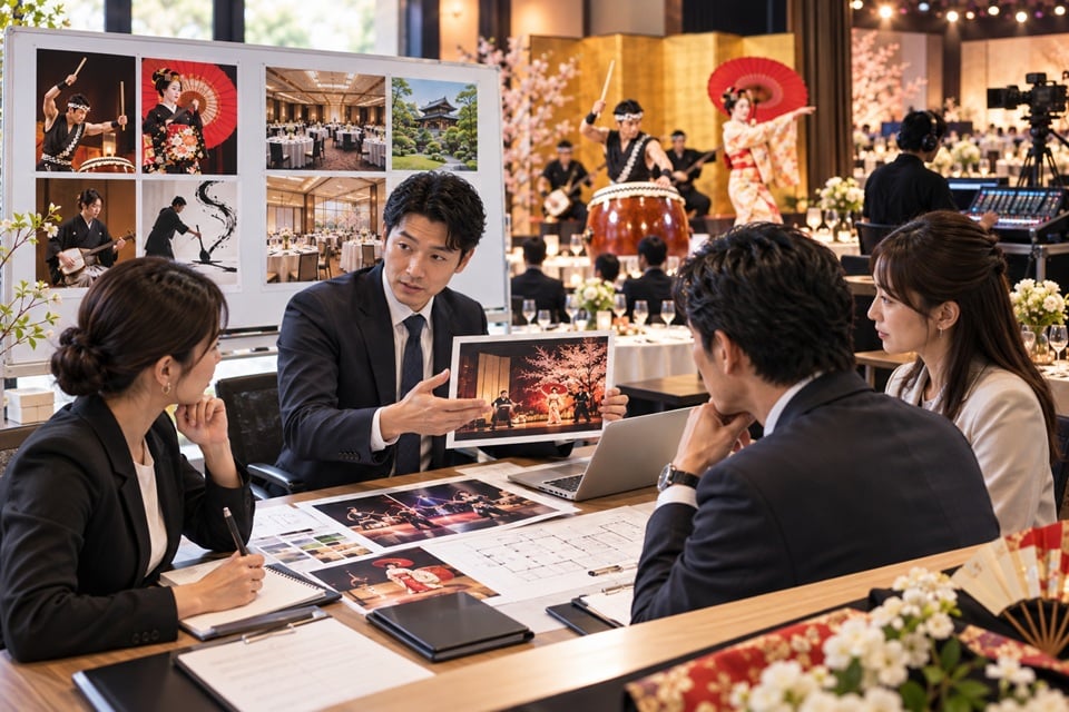 イベント会社が和の演出を外注する際の確認ポイント