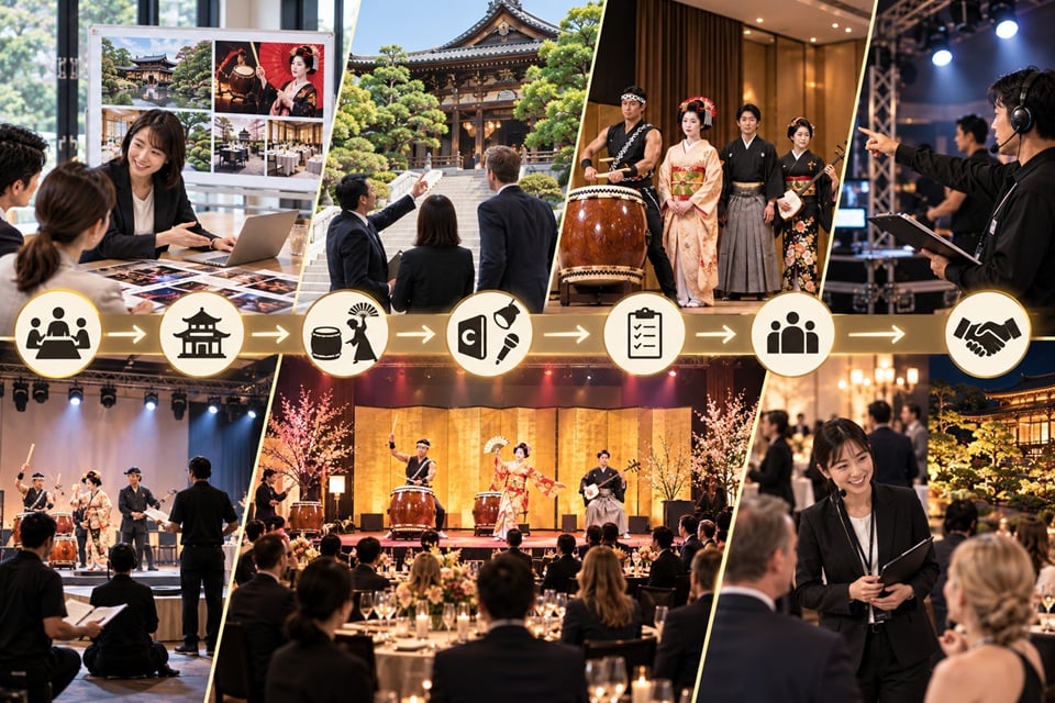 モテナス日本では企画から当日運営まで相談できる