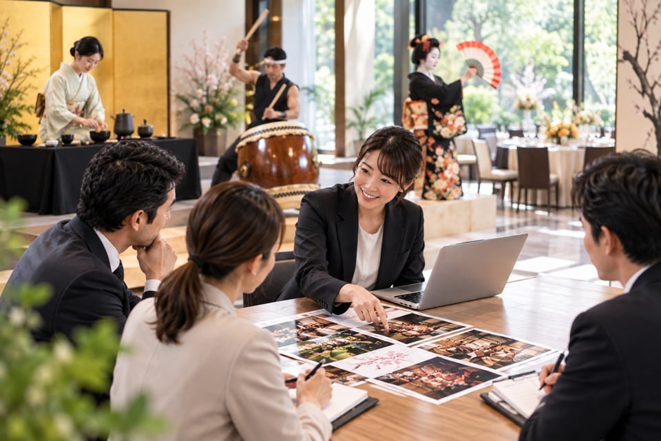 和の演出を総合プロデュース会社へ依頼するメリット