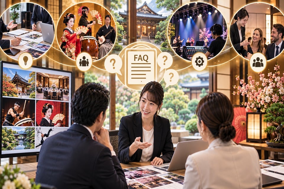 和の演出・総合プロデュースに関するFAQ
