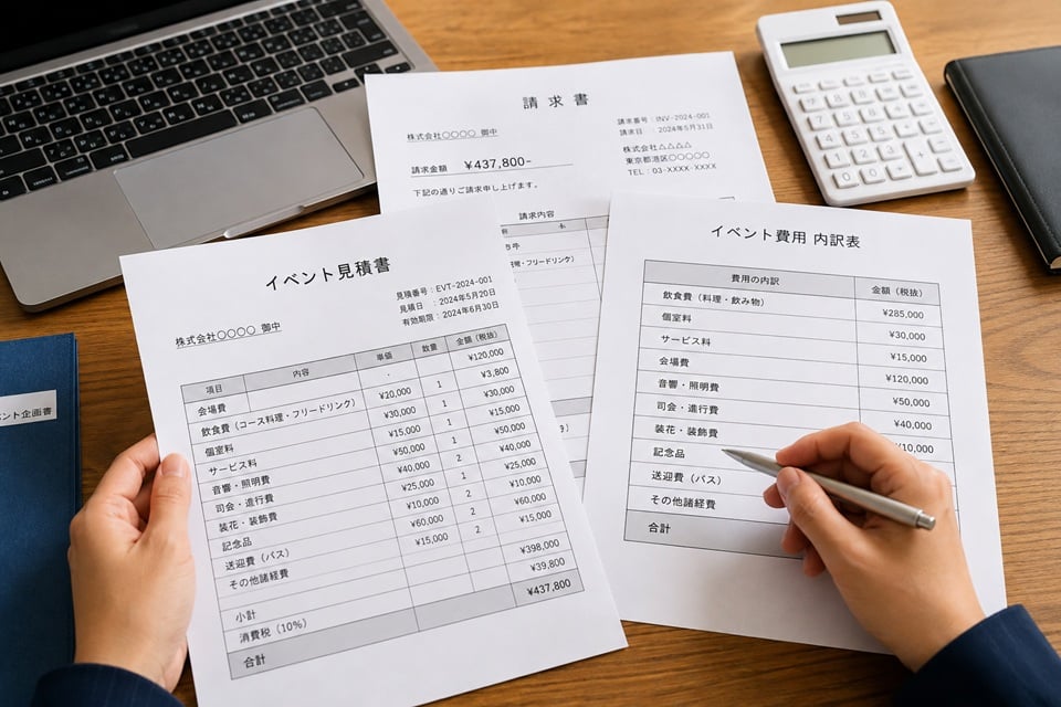 顧客招待イベントでは何が1万円基準の対象になる？