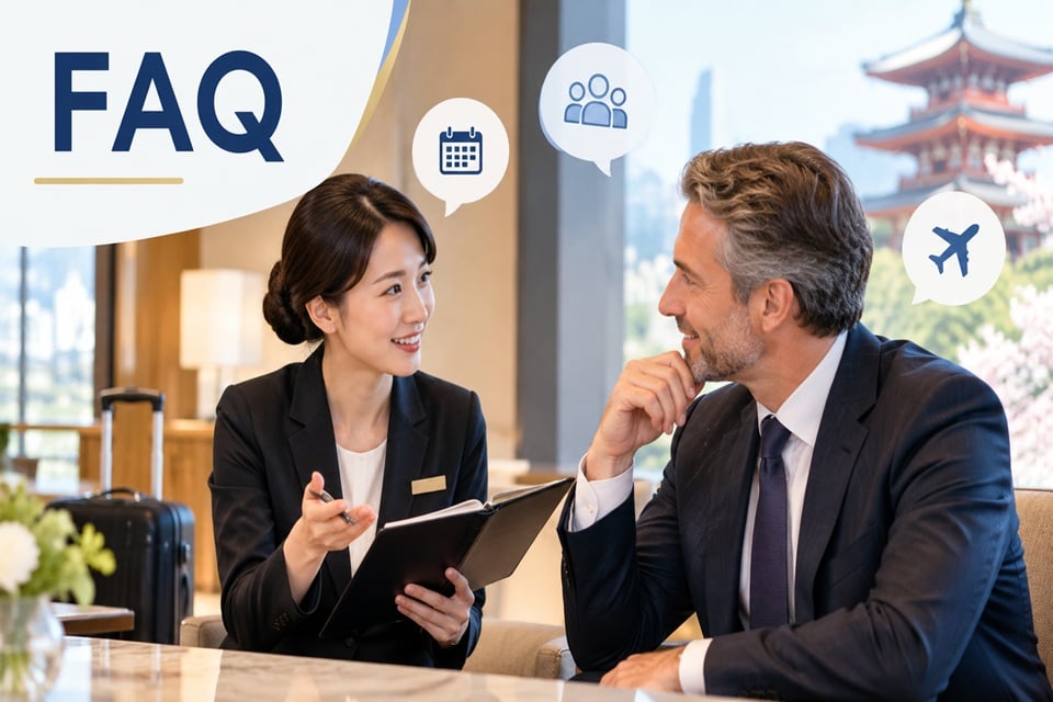 海外役員のアテンドに関するFAQ